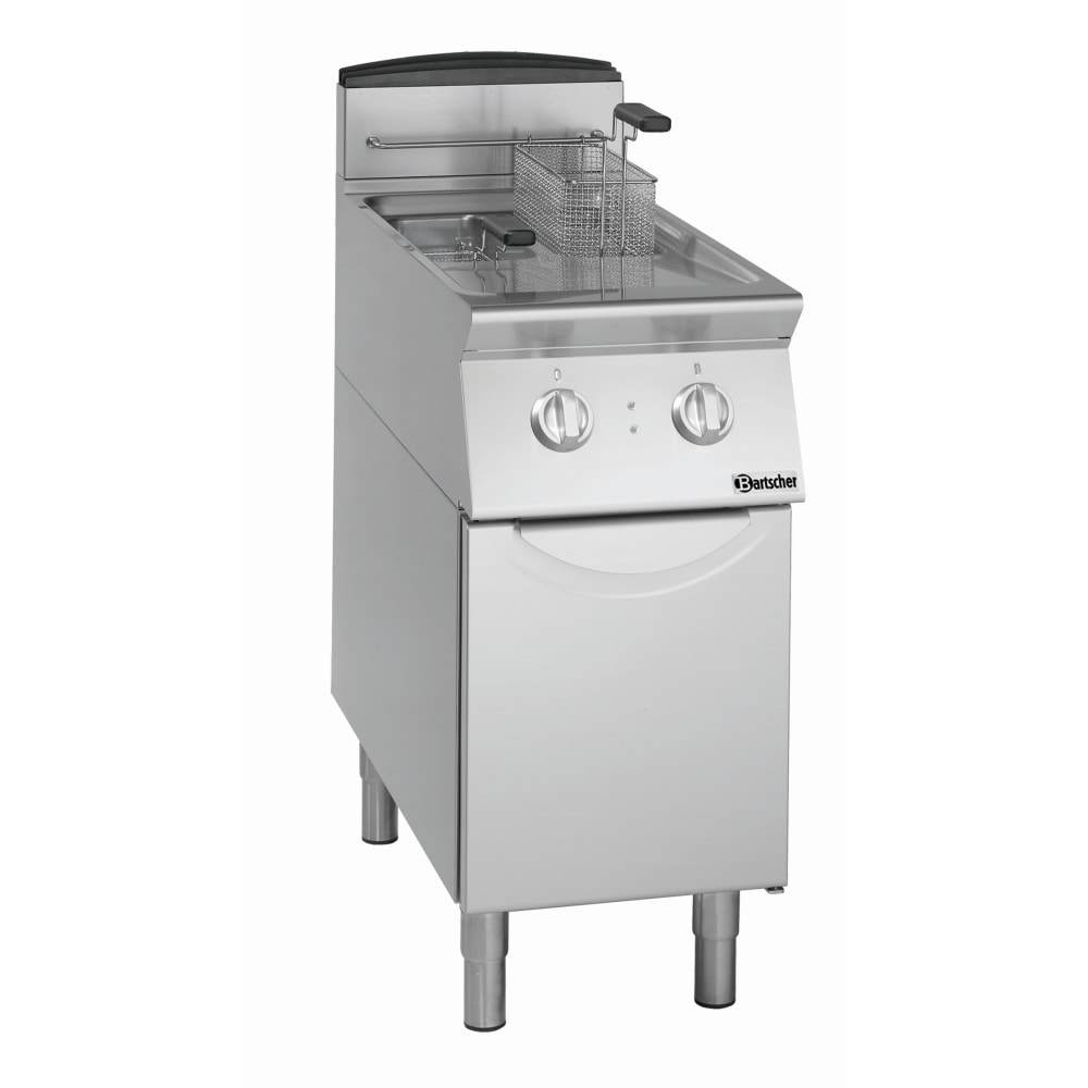 Friteuse | SERIE 700 | Elektrisch | 8+8L | 140°C/190°C | 14kW (400V) | Aftapkranen | 400x700x850(h)mm