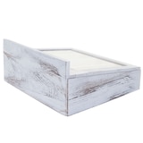 thumbnail of Cubertero HWC-C25, Caja de madera con tapa Cubertero, Paulownia 17x37x33cm ~ blanco, shabby