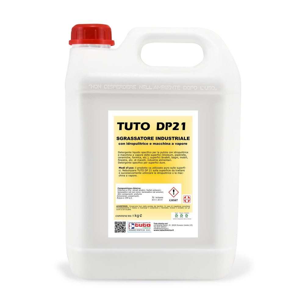 Tuto DP 21 Sgrassatore Industriale 5 KG - Prodotto Professionale