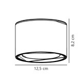 thumbnail of Plafonnier_C LANDON SMART  Métal Noir, H.8.2 - IP44 - LED Module / Intérieur