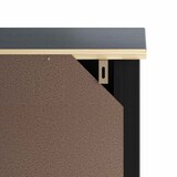 thumbnail of vidaXL Bad-Wandschrank BERG Schwarz 40x27x71,5 cm Massivholz Kiefer