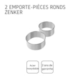 thumbnail of Zenker Donut-Ausstecher, 2er-Set, runde Donut-Ausstecher