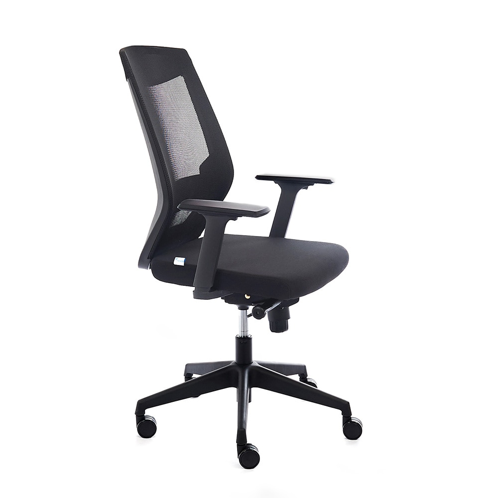 Rocada silla sincro ajuste lumbar. malla/negro