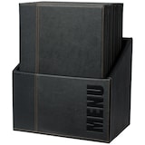 thumbnail of Contacto Speisekartenmappen A4, schwarz