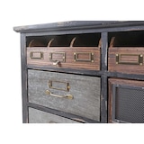thumbnail of Apothekerkommode HWC-F34, Schubladenschrank, Tanne Holz massiv Vintage Shabby-Look 90x65x32cm