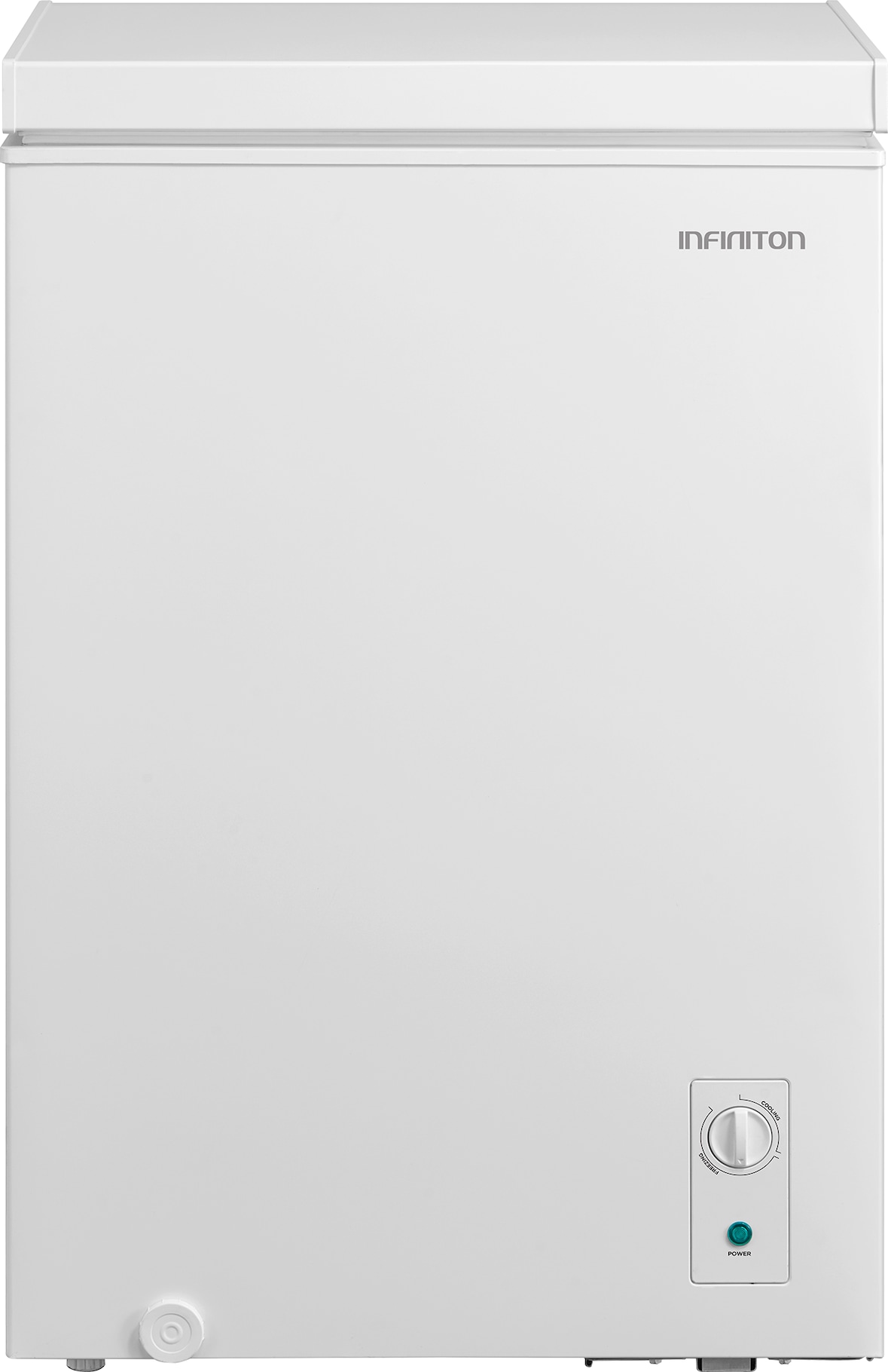 INFINITON Chest Freezer CH-10H85BEH, 99 L, 85 cm, Cíclico, E, Branco