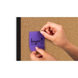 thumbnail of ALLboards Tableau en liège 100×40 cm cadre en bois laqué NOIR