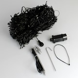 thumbnail of LED Lichterkette für Fahnenmast 120 LEDs Fahnenmastlichterkette 2m Baum Beleuchtung Kegel Fahnenmast Gartenbeleuchtung Fahnenstange