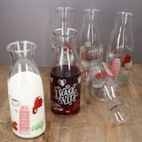 thumbnail of Ritzenhoff 6x Palermo Glas-Karaffe 1L italienischer Saft-Krug Wasserflasche Wein