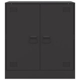thumbnail of Helloshop26 - Buffet bahut commode armoire meuble de rangement organisateur cuisine salle de séjour salon 67 x 39 x 73 cm acier noir 02_0036013