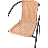 thumbnail of aro Sillón apilable, polietileno, aspecto ratán, marrón oscuro/beige