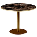 thumbnail of Restootab - Table Ø120cm Rome bistrot marbre veiné glossy
