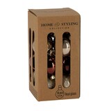 thumbnail of WellHome - Set di 16 palline di Natale marroni Ø3,5 cm - Lucide e opache