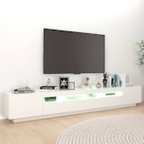 thumbnail of Mueble para TV con luces LED blanco 260x35x40 cm