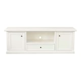 thumbnail of shopinnovativo -Mobile porta tv con 2 ante 1 cassetto arte povera in legno massello e mdf con rifinitura in bianco 160x45x56 H
