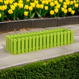 thumbnail of Blumenkasten Fency gelbgrün 75x18,5cm Pflanzkasten Balkonkasten Blumentopf Blumenkübe Grün