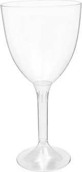 thumbnail of MONOUSO - Copo Reutilizável PS Pé Transparente Vinho 300ml 2P (200 Uds)