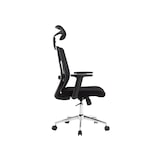 thumbnail of Cadeira Ergonomica Q-Connect Palermo Malha Base Nylon Alt Max 1300 Mm Larg 610 Mm Prof 600 Mm Rodas Premium Cor Preto