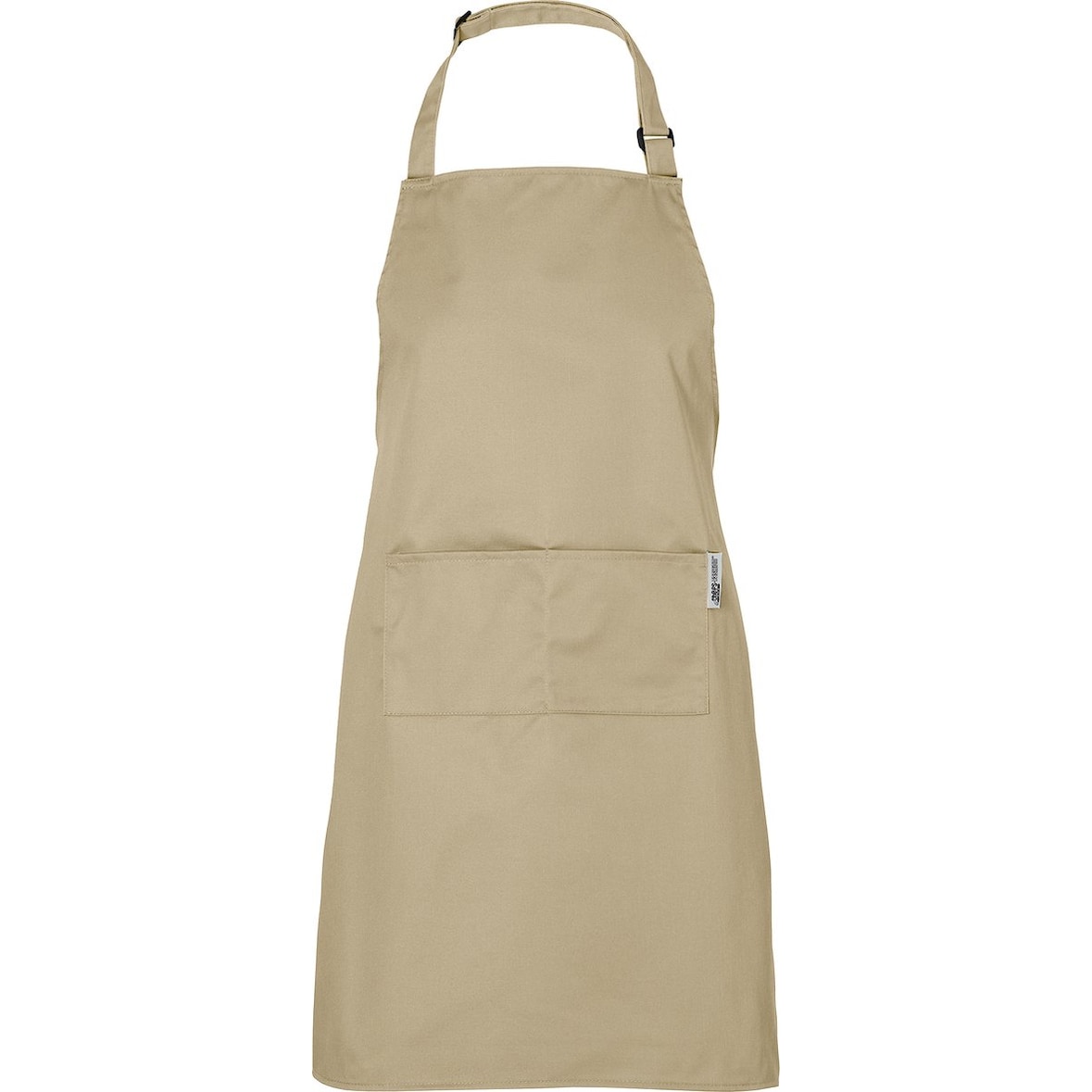 Chefs Fashion - Unisex Keukenschort - Beige Schort - 2 zakken - Simpel verstelbaar - 71 x 82 cm