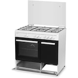 thumbnail of Solthermic F9Lg50G2W Fogão a Gás Branco Design Moderno com 5 bicos / 5 bicos com acendimento automático / Forno 64 L. / Gás Butano e Gás de Cidade.