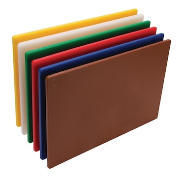 Juego de tablas de cortar Hygiplas Standard de baja densidad (6 piezas)