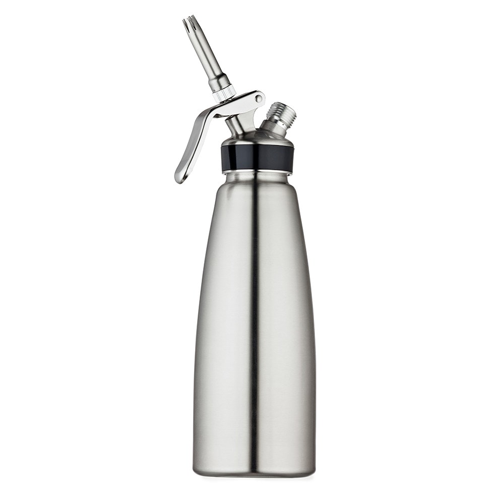 Garcia de Pou 1 Unités - Siphon Crème Chantilly 1 L Ø 9,5X26,5 Cm Argente Inox