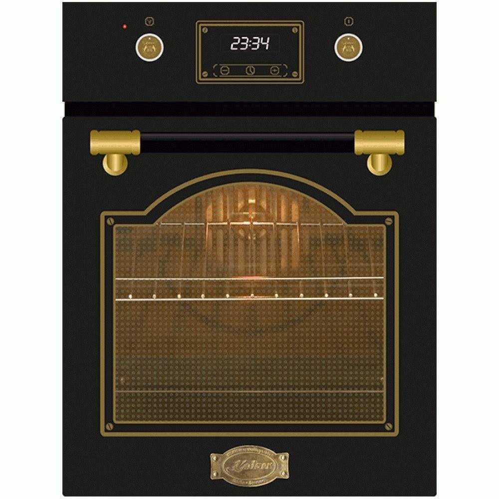 Kaiser EH 4796 AD Retro Einbaubackofen 45 cm , 50 L, 9 Funktionen