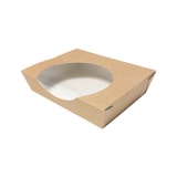 thumbnail of MONOUSO - Kraft Kartonnen Saladekom met Venster 750ml (250 Stuks)