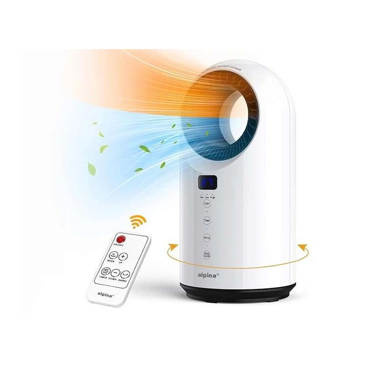 Alpina Bladeless Heater - Ventilator kachel - Koud en Warm - Wit