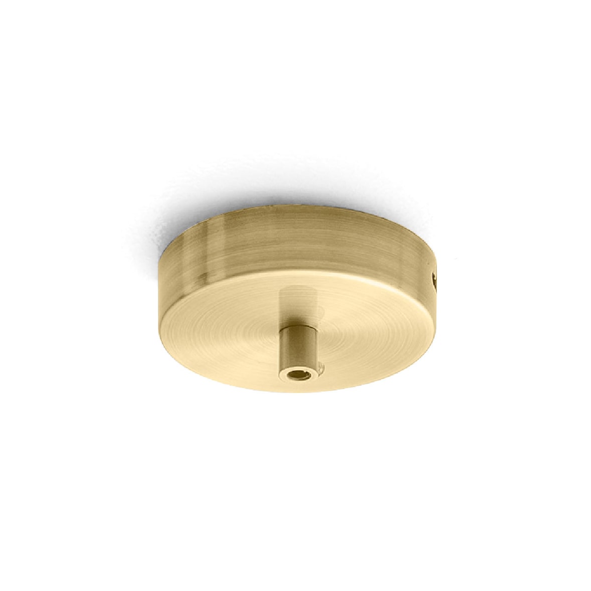 Alice Messing runde Metallrosette IP20 für Pendelleuchten – Moderner Deckensockel, zentraler Anschluss, einfache Installation