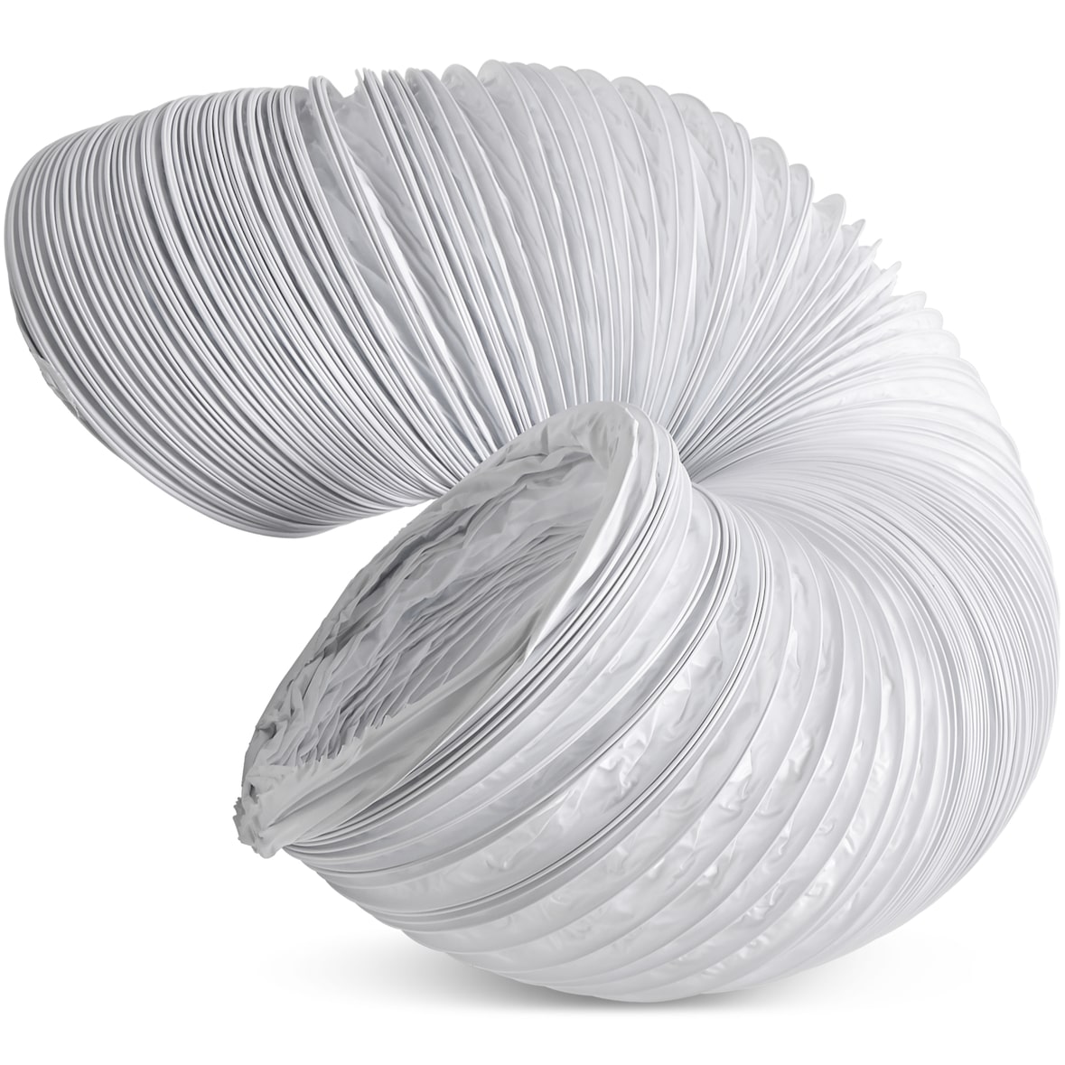 Vioks Abluftschlauch PVC flexibel Ø 150 mm 5m weiß für Dunstabzugshaube Klimaanlage