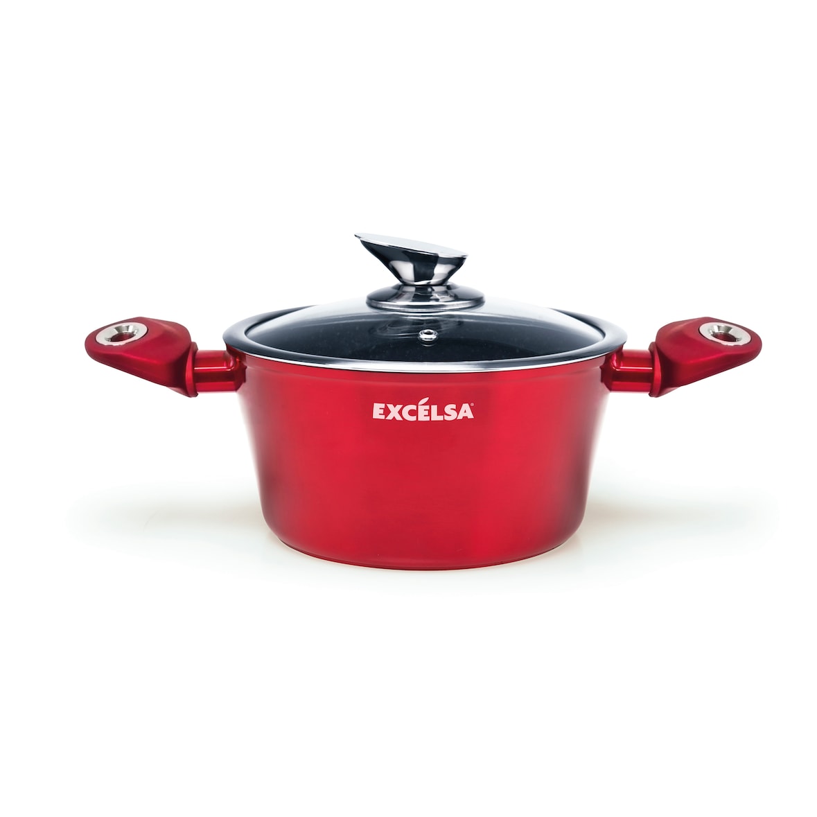 Excelsa casseruola Phoenix 20 cm alluminio rosso