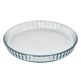 thumbnail of Molde Rizado Horno Cristal Borosilicato: 28 cm. Ideal Postres, Cocina, Resposteria, Tartas, Quiche, Libre BPA