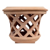 thumbnail of Biscottini Lanterna decorativa per esterno 30x30x46 cm - Lanterna portacandele da giardino - Lanterna in terracotta da terra Made in Italy