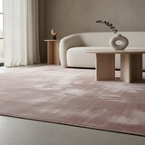 thumbnail of Teppich Schlafzimmer Unifarben Elegant Waschbar Wohnzimmer Esszimmer Pflegeleicht Rosa 200x290 cm OEKO-TEX – LECH von Kadima Design