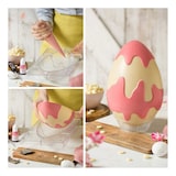 thumbnail of Decora stampo uovo di pasqua con colata, policarbonato 1 cavità, gr 250, mm 163 x 230