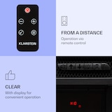 thumbnail of KlarsteinStudio 10 Arc  Elektrokamin 1800 W LED-Flammen Heizlüfter FernbedienungWeiß