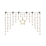 thumbnail of Sternenvorhang LED warmweiß 90 Lichter Innen Außen 140x95 cm