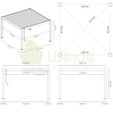 thumbnail of Weide E-Deluxe Plus | elektrische Pergola mit LED | Voll Aluminium | 4 x 4 M | motorisiertes Lamellendach anthrazit