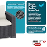 thumbnail of Allibert California 3-Sitzer – Anthrazit mit Kissen in Sand | Wetterfestes Loungemöbel für Garten & Terrasse