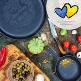 thumbnail of Tabla de cortar rectangular de madera - 32,5 x 36,5 x 4,5 cm - Tabla de cortar de madera de calidad hostelería - Marrón