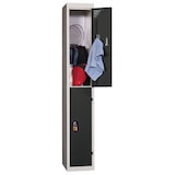 thumbnail of Vestiaires 2 cases x 1 colonne - En kit - Anthracite - Largeur 40cm - PROVOST