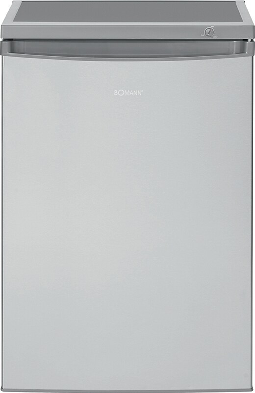 Bomann KS 2184 Kühlschrank mit Gefrierfach Freistehend 120 l E Edelstahl