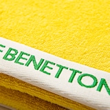 thumbnail of Benetton - Asciugamano 90x160 cm 380 g/mq 100% cotone velluto giallo arcobaleno