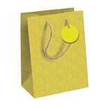thumbnail of Clairefontaine 6x Geschenktasche Kraft M, Néon, 21,5x10,2x25,3cm - Gelb 30675-3C