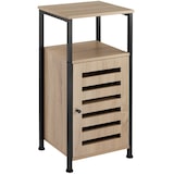 thumbnail of tectake Armoire d’appoint DURHAM Meuble de rangement Style Vintage 38,5x31,5x81cm - Bois clair industriel, Chêne Sonoma - 404224