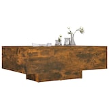 thumbnail of Mesa de centro madera contrachapada roble ahumado 85x55x31 cm
