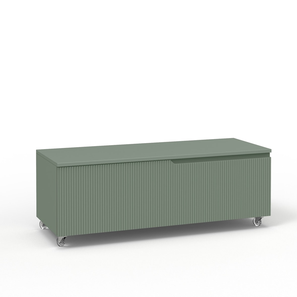 AQA Design Cassettiera in MDF VENERE verde salvia cm. L.120 P.45 H.42 MPVE121HR-SAL