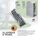 thumbnail of CASARIA® Balkonmöbel Set Klappbar 3 Stühle Tisch