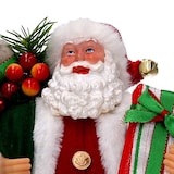 thumbnail of Vacchetti Babbo natale in tessuto bianco e rosso conregali cmh30